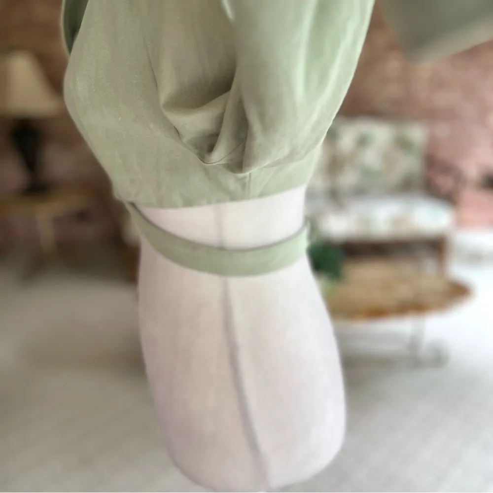 NEW Mistress Rocks Favour Jacket Top Cropped Mint Green Long Sleeve XS Cutout - Image 8