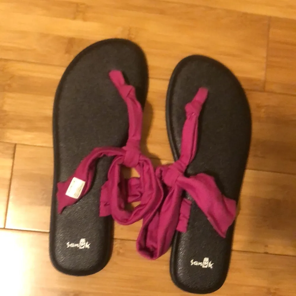 Sanuk Yoga Sling Ella Sandals Women’s Size 9 Pink Color - Image 2