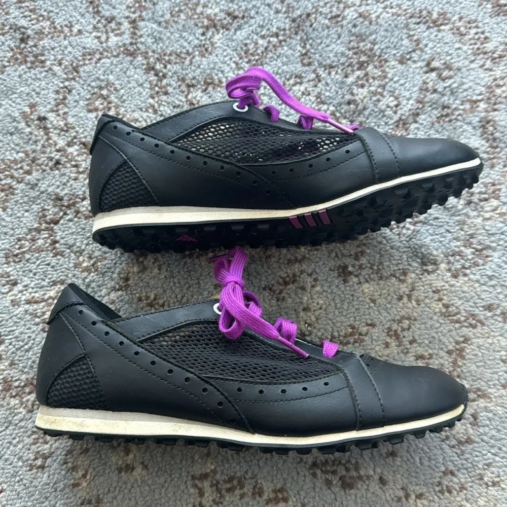 Adidas Driver Climacool Perforated Golf Shoes Black 7.5 - Image 4