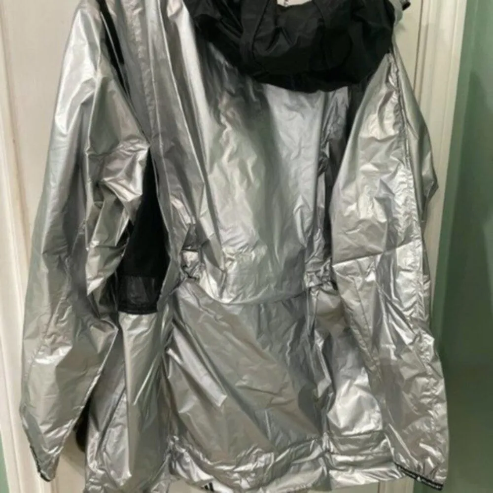 Stella McCartney TruePace Metallic silver Running Jacket L - Image 6