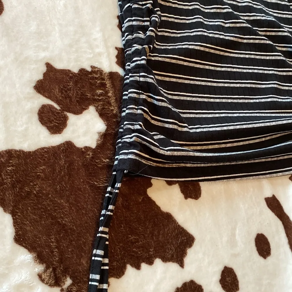 cinch waist cropped shirt - Image 2