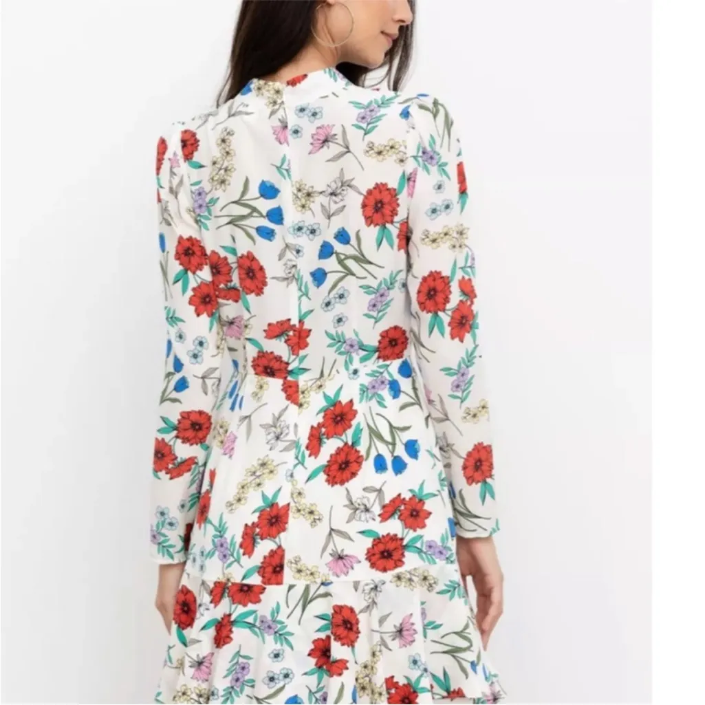 Yumi Kim Garden at Dawn Ivory Night Fever Floral Mini Dress Size 2 - Image 3