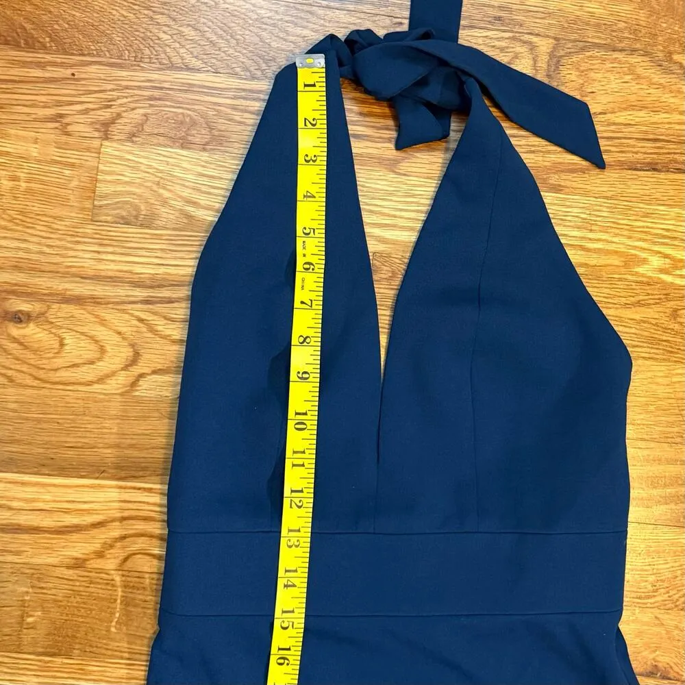 Dress the Population Women’s XS Vanessa Halter Plunging V Neck Low Back Dress - Image 6