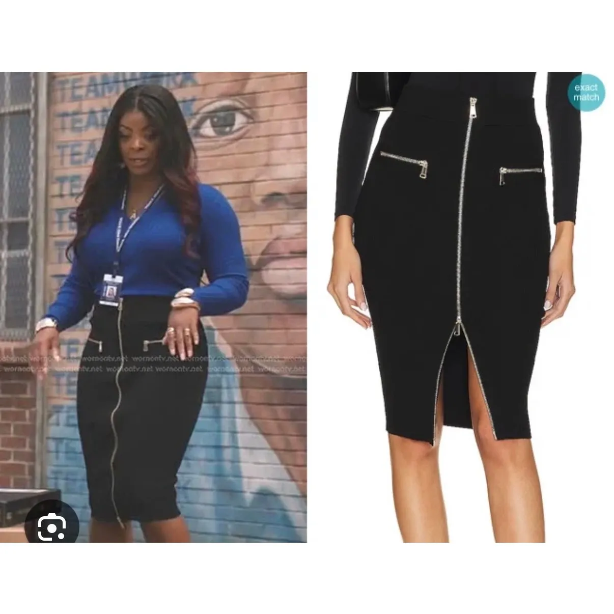 NEW NWT Generation Love Zahra Sweater Skirt Black size XS - Image 2