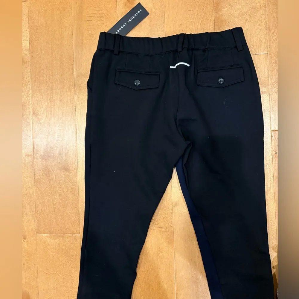 NWT Laundry Industry stretch black/navy pants sz 4 or 14 Black - Image 2