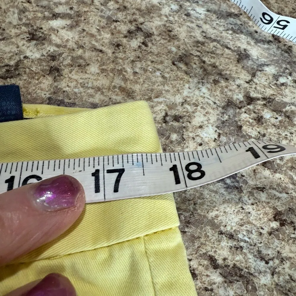 Tommy Hilfiger Yellow Tailored Bermuda Shorts - Image 6