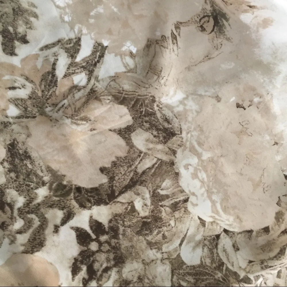 Apostrophe‎ Ivory & Tan Floral Skirt - Image 6