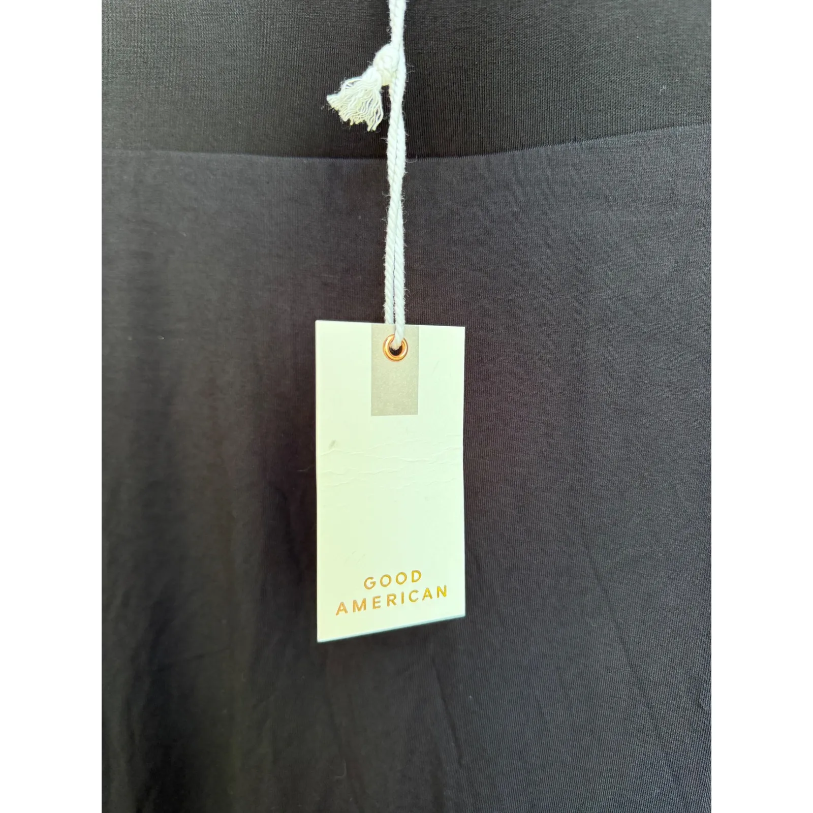 Good American Black Midi Skirt NWT‎ Size 5 (fits 2X) - Image 8