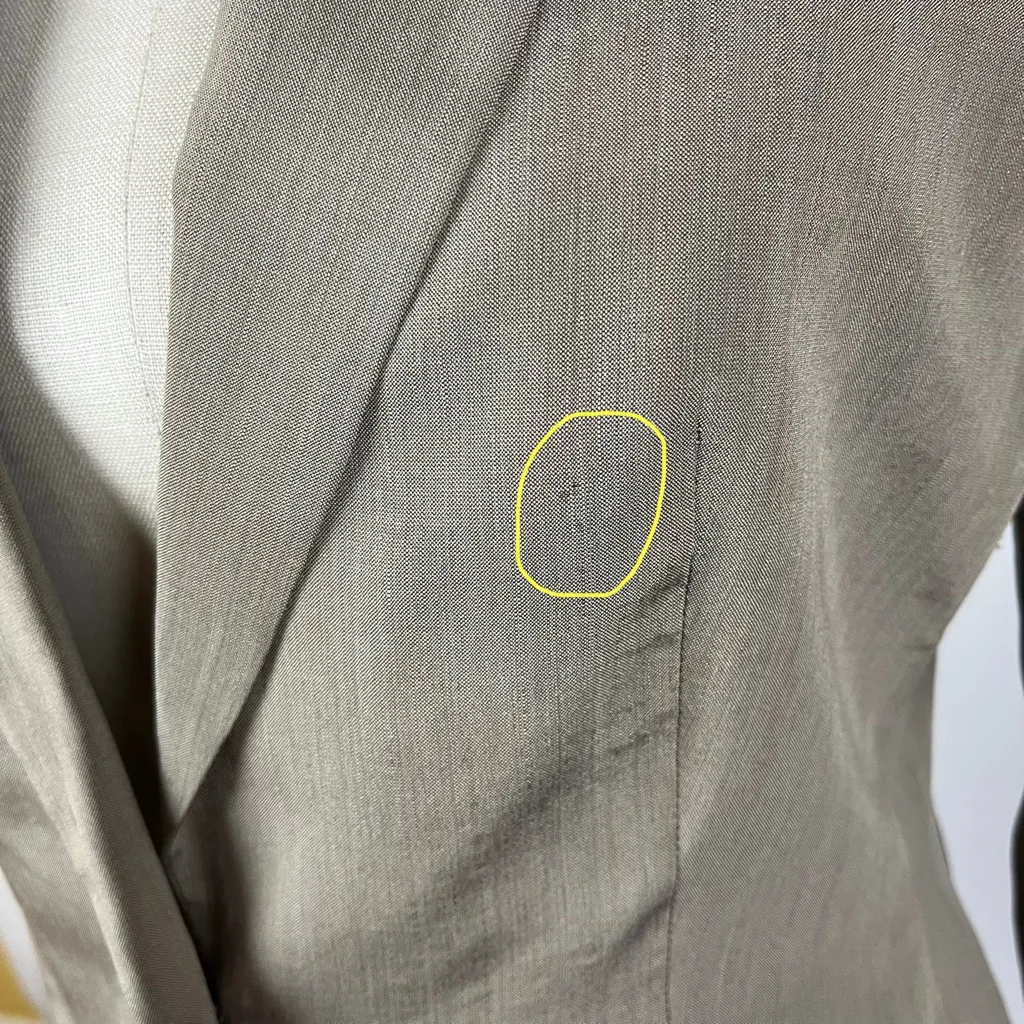 Giorgio Armani Wool Shantung Blazer - Image 7