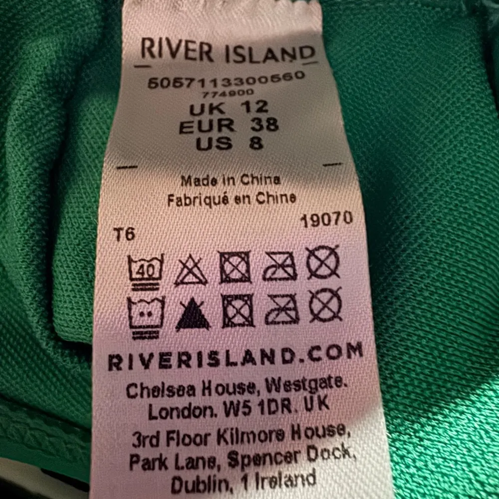 River Island Emerald Green Strappy One Piece Swimsuit with Gold-Tone Accents 12 - Image 5