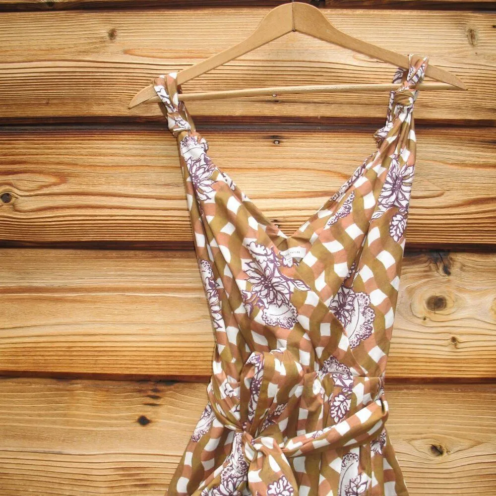 Rebecca Taylor Gingham Daisy Whisper Dress - Image 6