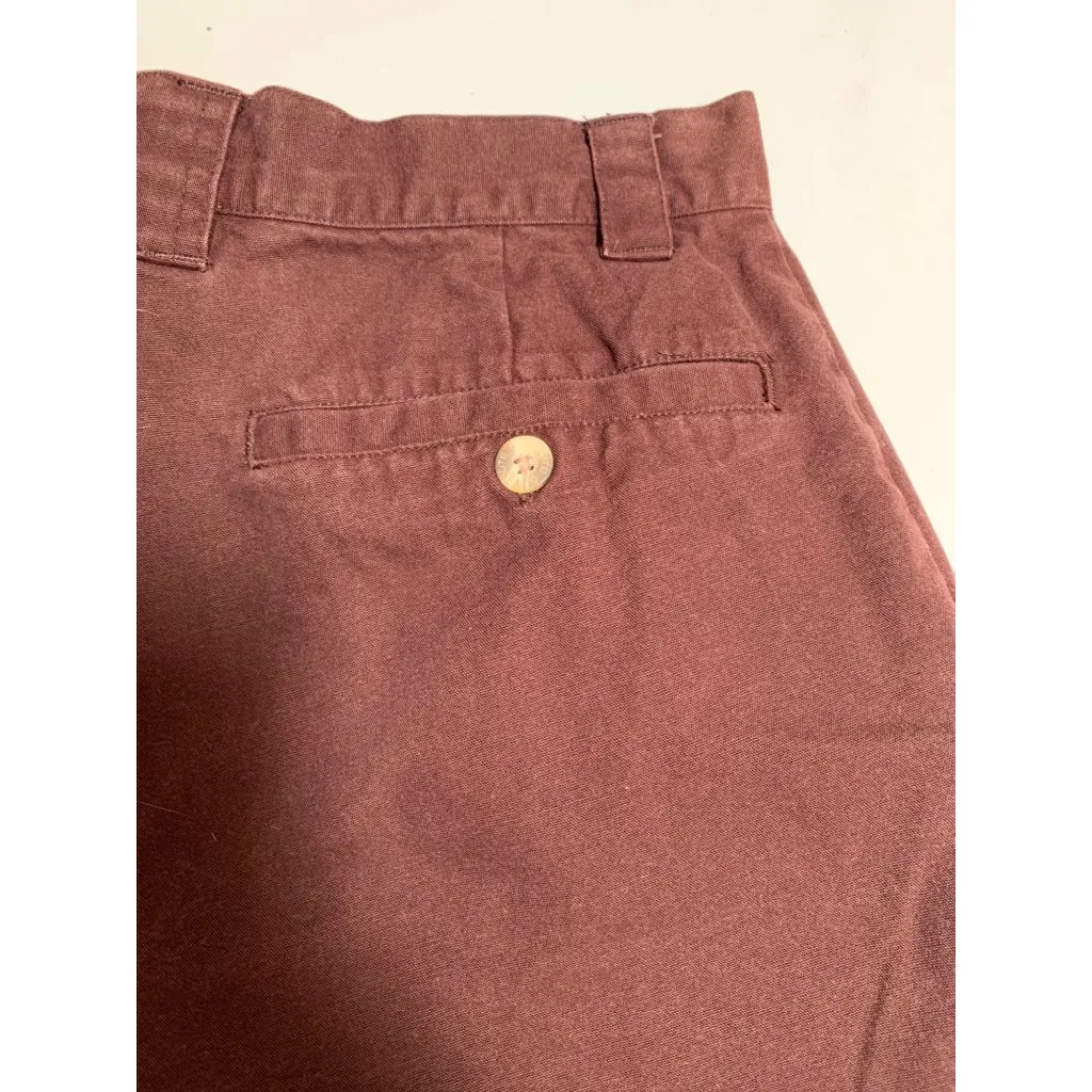 Route 66 Original Brown Cargo Shorts Size 8 Cotton - Image 5