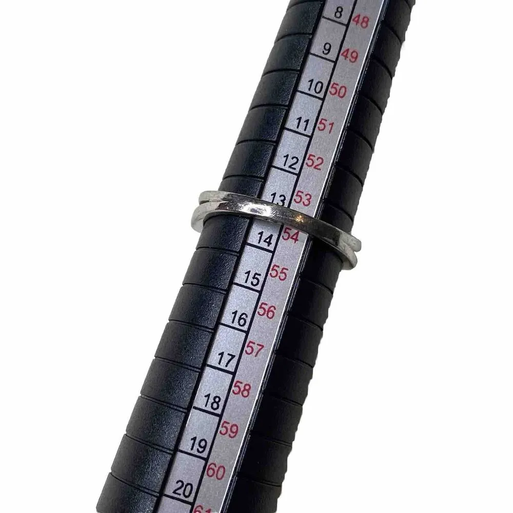 925 Sterling Silver Oval Cut Simulated Diamond Braided Band Ring Size 7 - Image 4