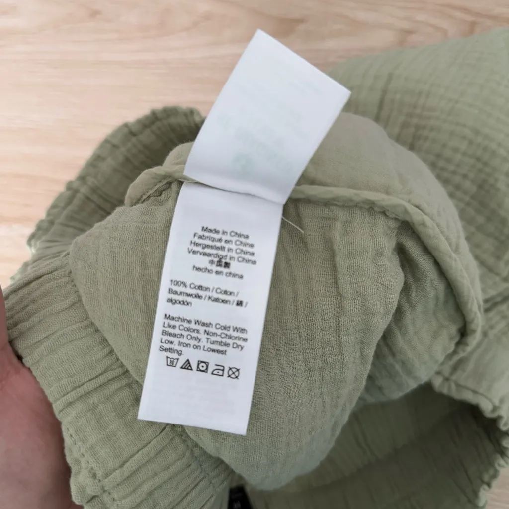 J.Crew Medium Pull On Soft Gauze Shorts Faded Pistachio - Image 4