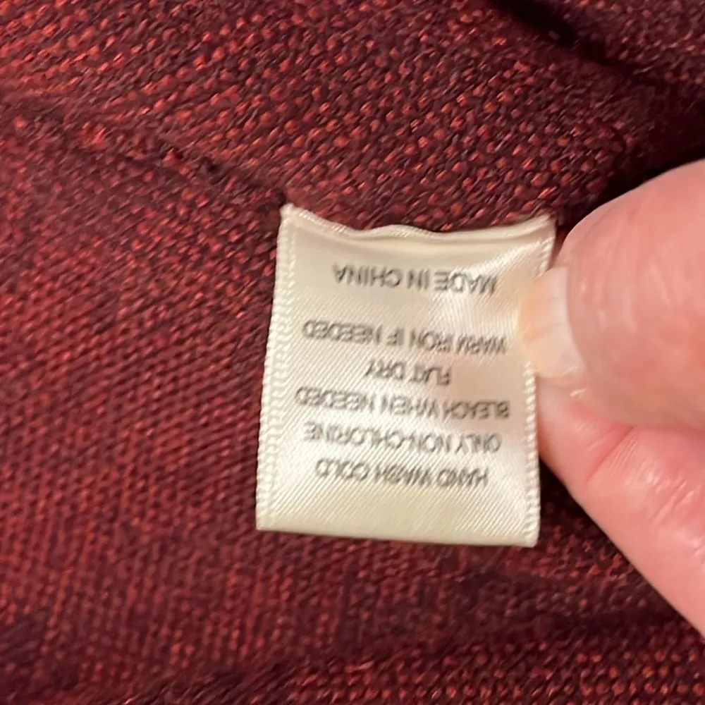 Skies are blue Stitch Fix Everyday knit mini sweater burgundy skirt, size large - Image 9