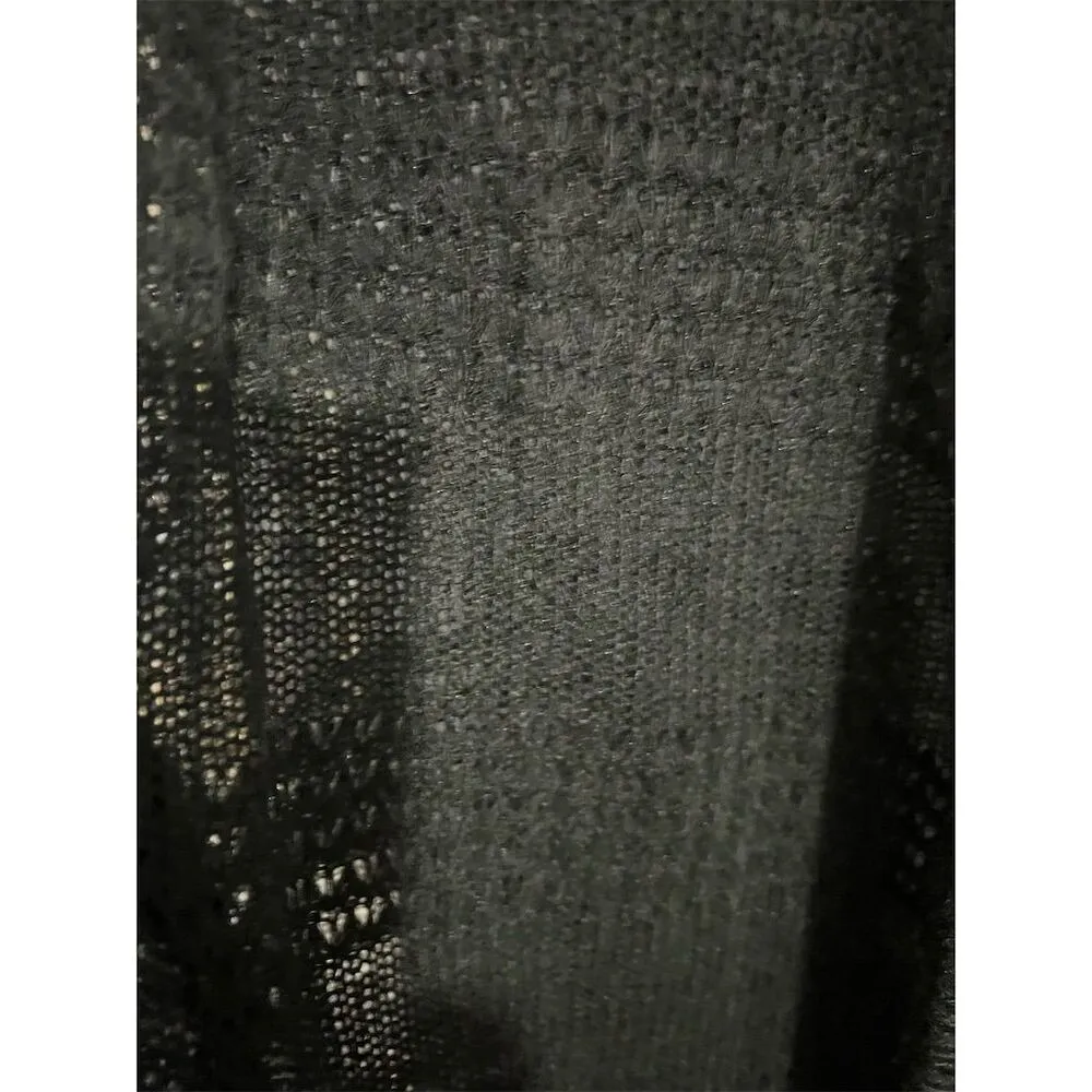 Women's Double Take 2XL Black Longline Open Front Cardigan Sweater Casual Size 2X - Image 5