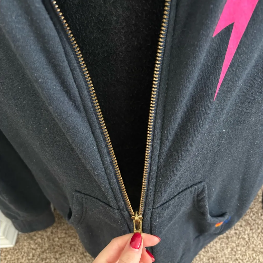 Aviator Nation  Bolt Zip Up - Image 4