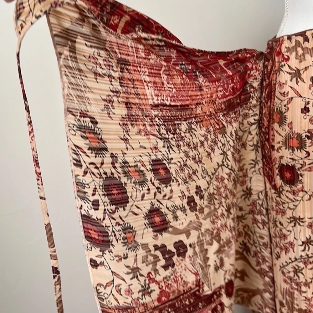 Boho Skirt and Sarong Set Brown - Image 4