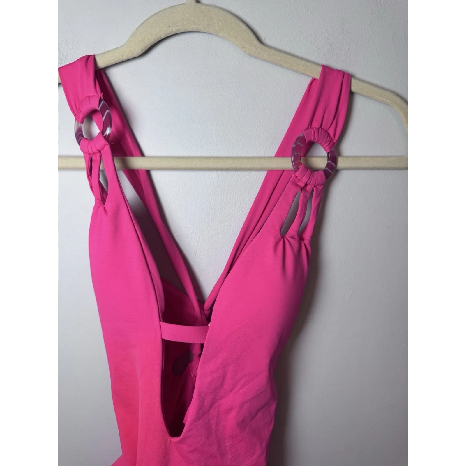 Becca By Rebecca Virtue Sz S Grapefruit Line In Sand One Piece Swimsuit NWT - Image 11