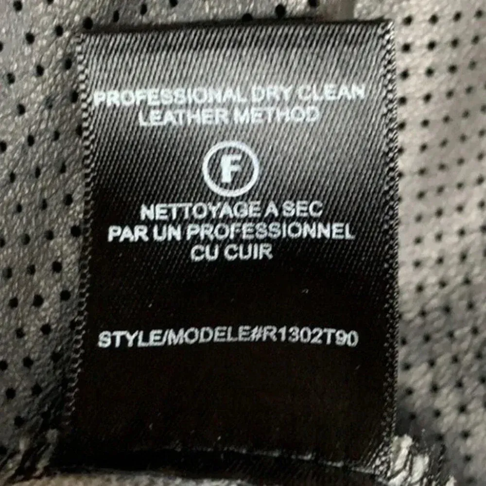 Robert Rodriguez Perforated Leather Front‎ Top Medium - Image 6