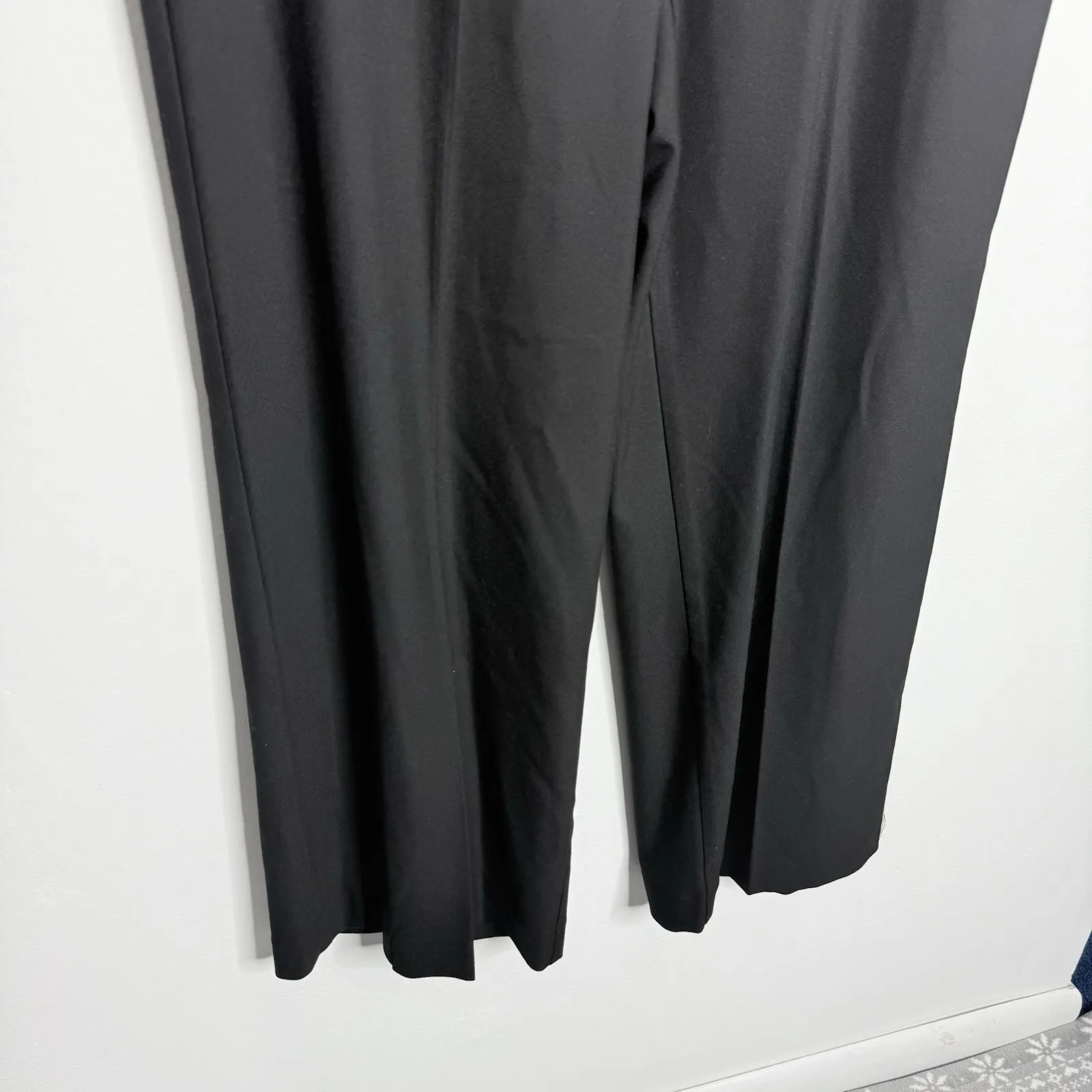 NWOT Ann Taylor The Button Trim Sailor Wide-Leg Pant‎ In Black Size 14 - Image 8