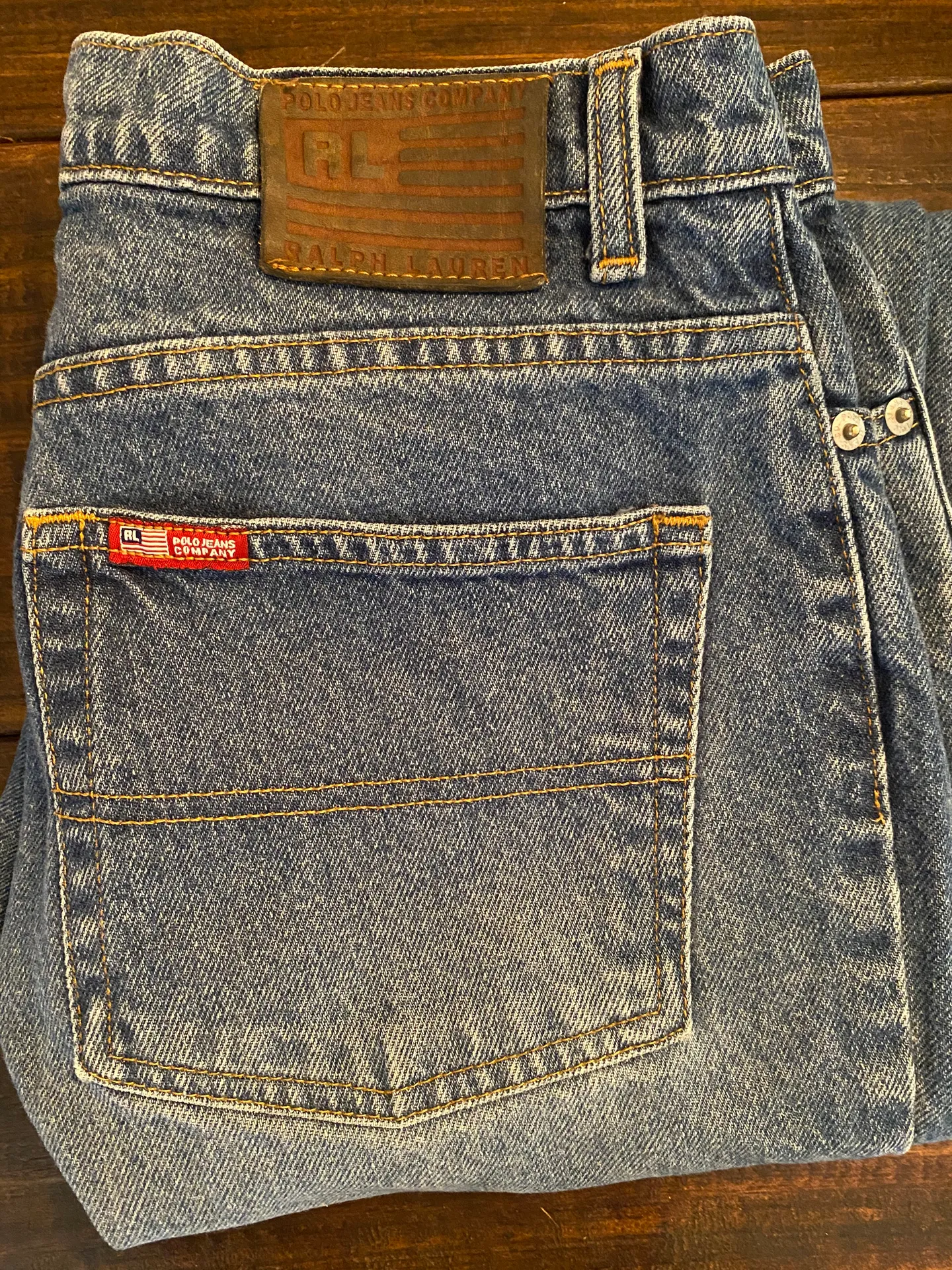 Vintage High Waisted  Jeans - Image 4