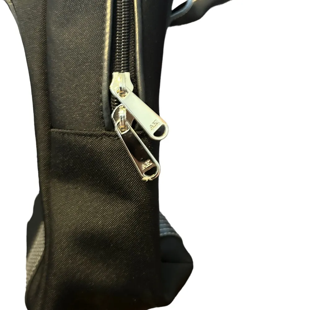 Anne Klein black work bag pockets inside and out - Image 7