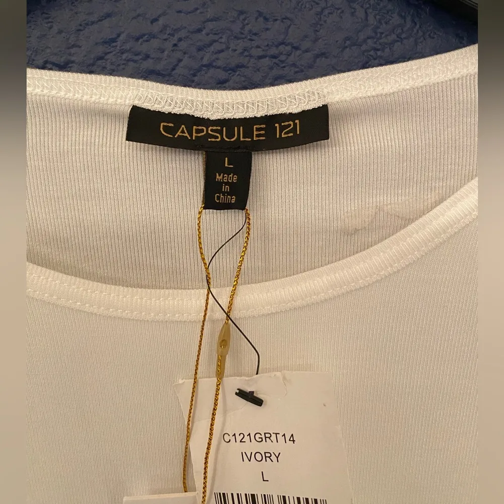 Capsule 121 Longsleeve T Shirt White Size L - Image 2
