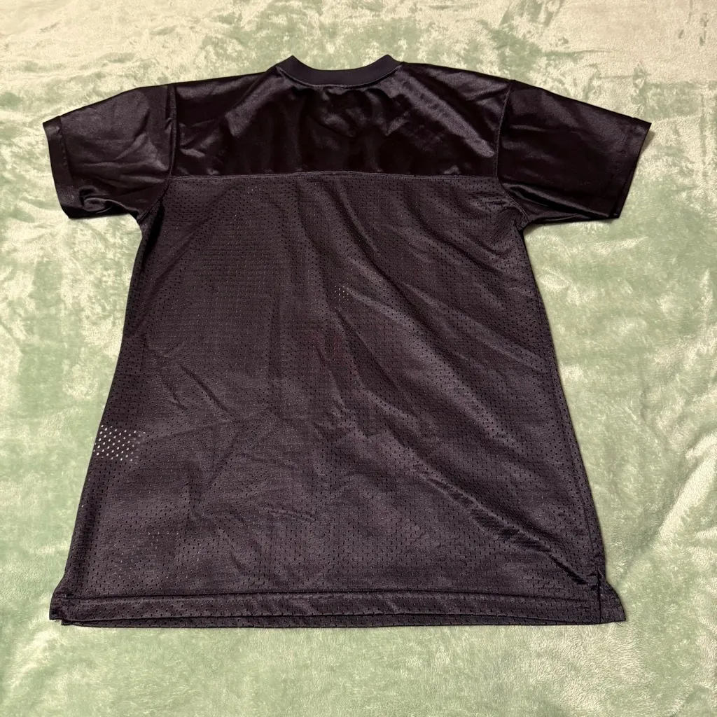 Augusta Cheerleader Mesh Jersey Black Neon Green -M - Image 3