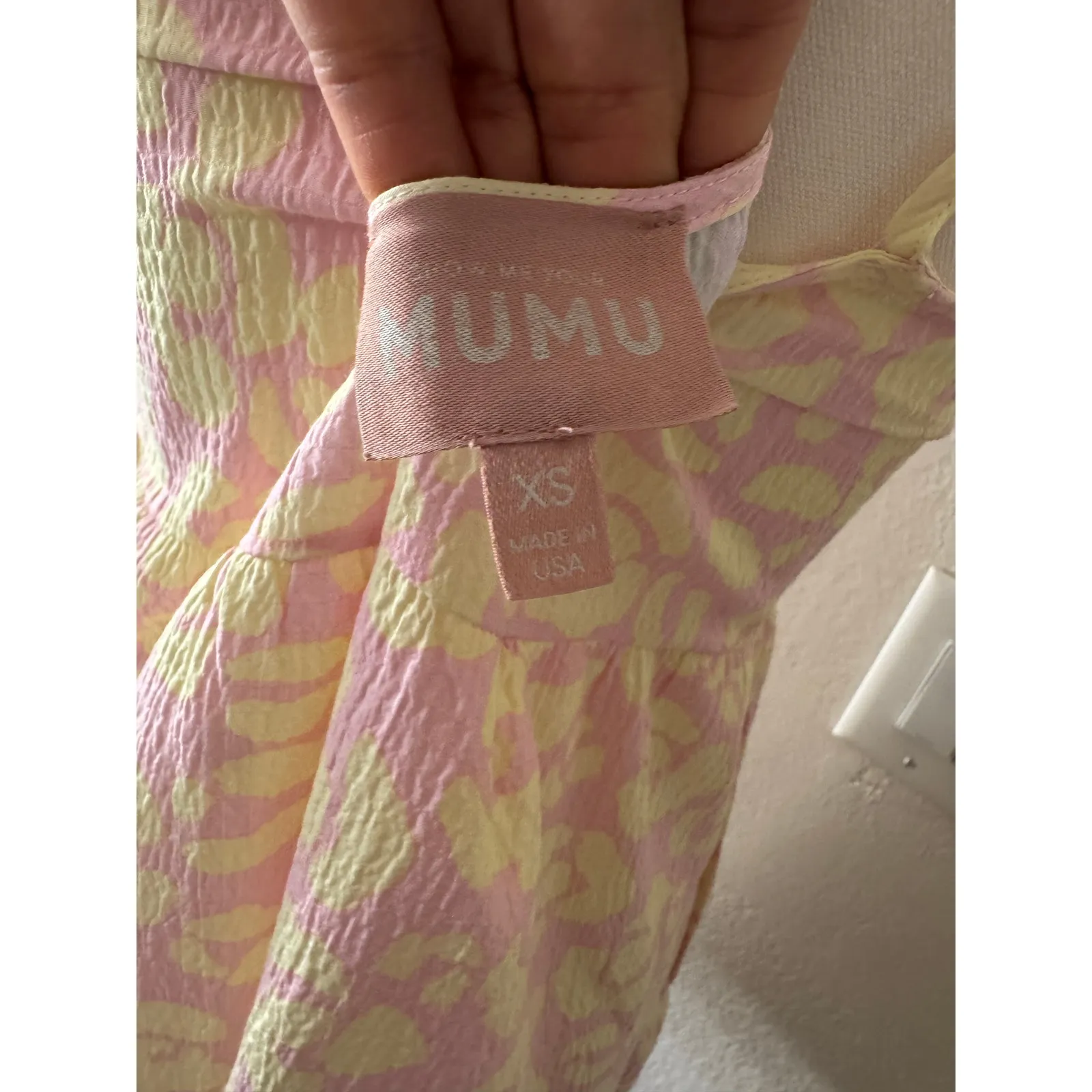 Show Me Your Mumu Caroline Mini Dress Lemonade Cheetah Size XS NWOT - Image 6