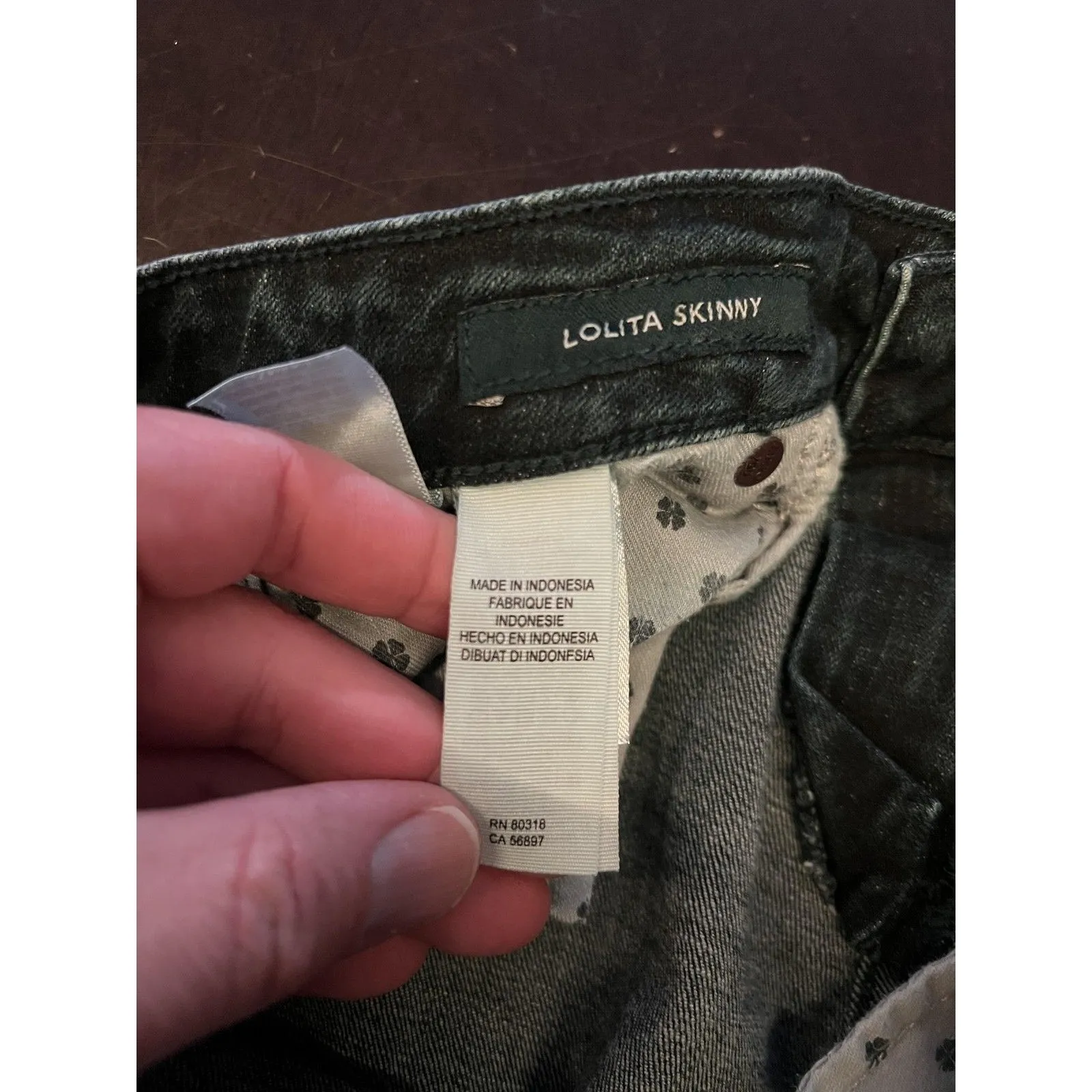 Lucky Brand Lolita Skinny Jeans Womens 2 26 Long Blue Dark Wash Stretch Denim - Image 11