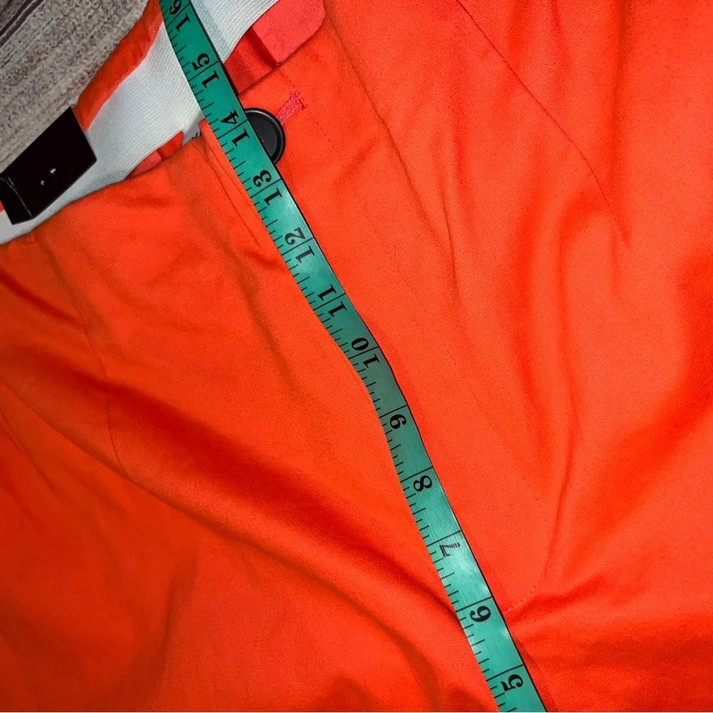 Ava & Viv Women's Plus Size, orange High Rise Tapered Ankle Pants Size 26W - Image 8