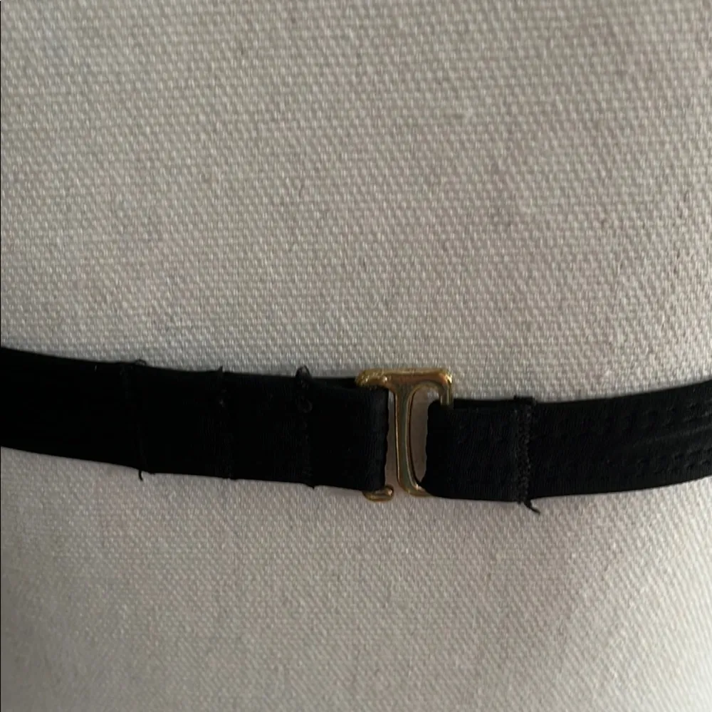 Sexy Black Bow-Front Bikini Top - Image 7