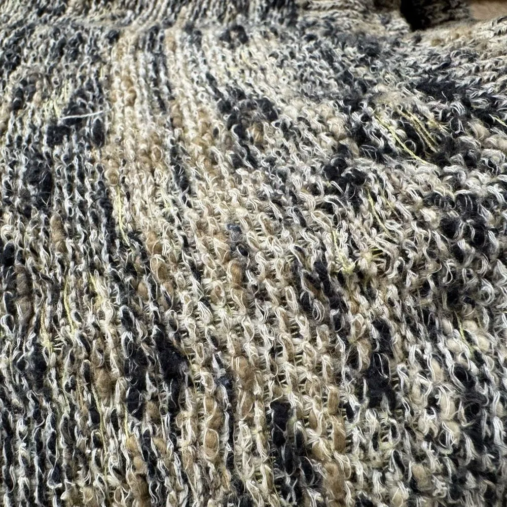 Free People Heart Beeps Boho Knit Cropped Zip Up Sweater Bolero XS‎ - Image 6