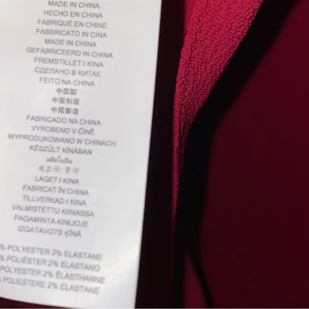 Michael Kors Michael  Red Cold Shoulder Keyhole Blouse - Image 8
