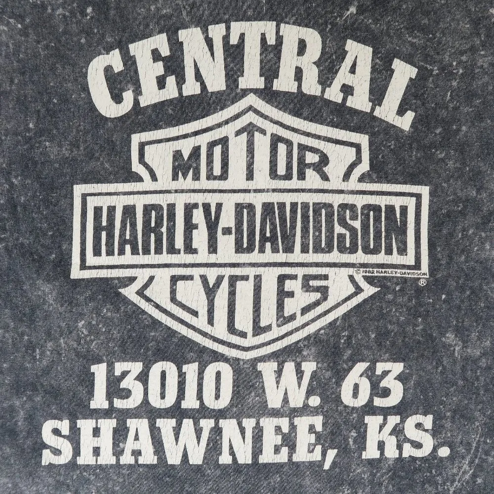 Vintage 80s Harley Davidson Single Stitch Shirt - Image 7