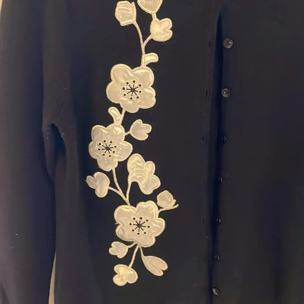 Apostrophe Button Sweater with beautiful Embellishment - Image 3