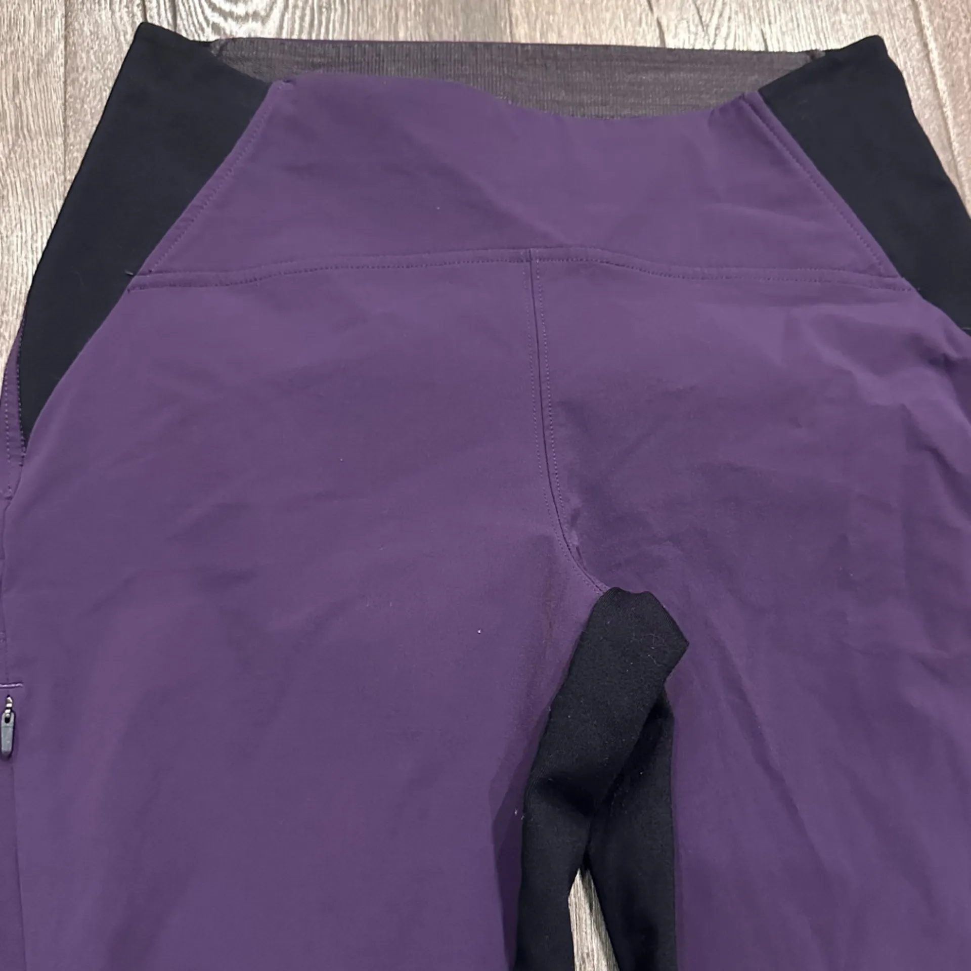 Mountain Hardwear Women's CHOCKSTONE NIGHT IRIS PURPLE TIGHTS Pants S UPF 50 - Image 2