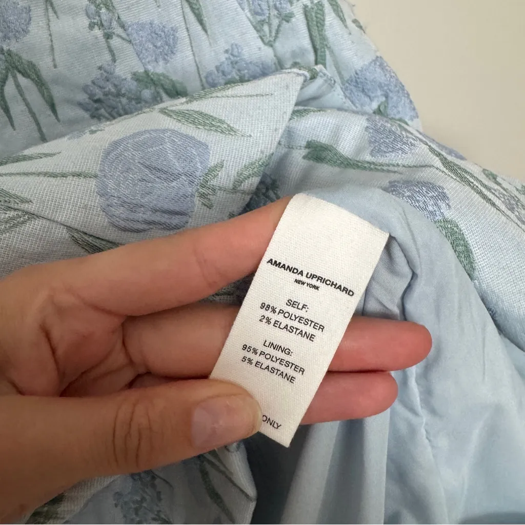 Amanda Uprichard Empire Floral Jacquard
Minidress in Flores Brocade Size M - Image 6