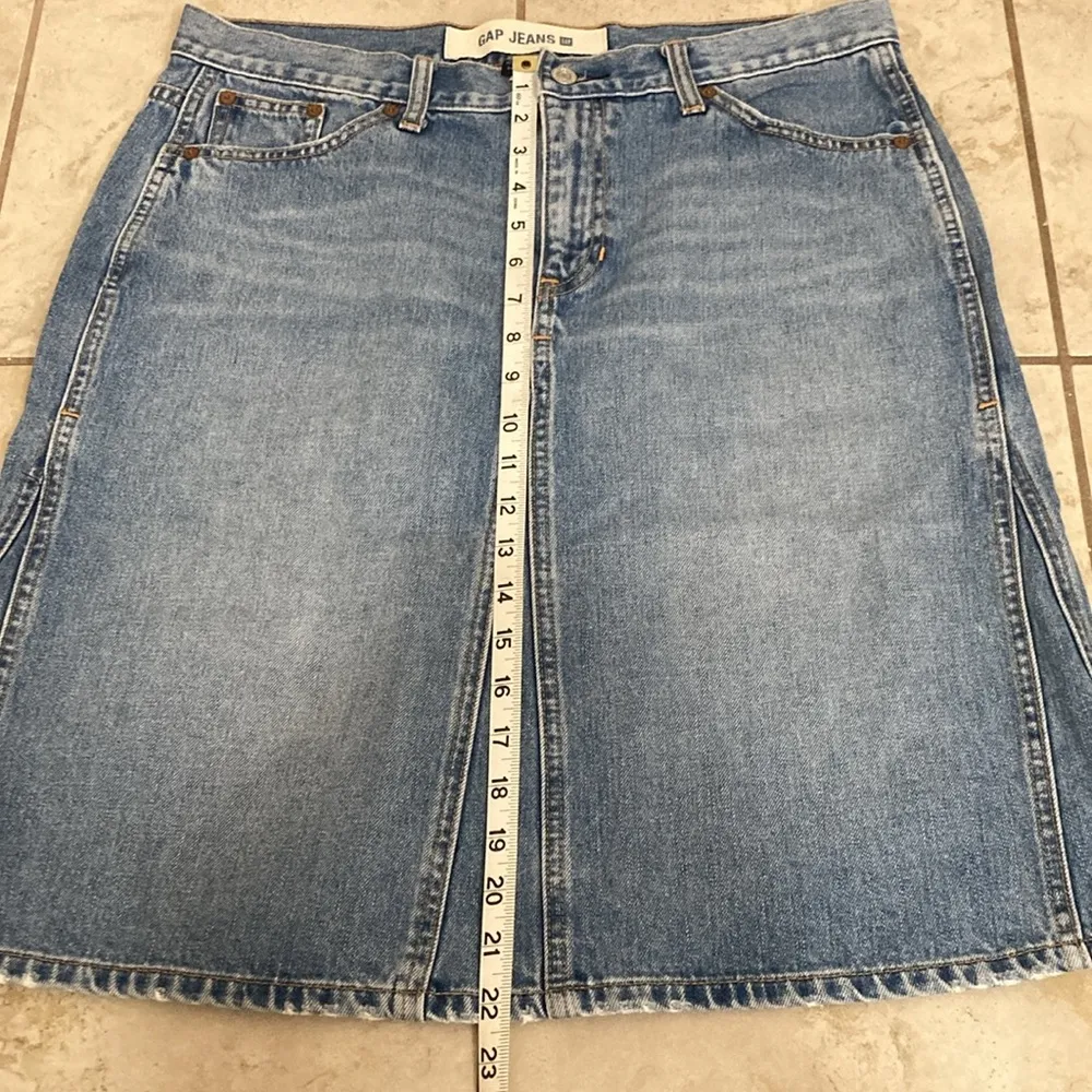 Y2K GAP Denim A-Line Skirt - Image 8