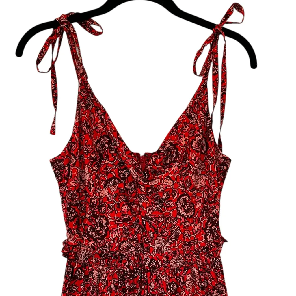 Ulla Johnson Kali Dress Midi Tiered Poppy Floral Boho Fairy Feminine Size 2 - Image 10