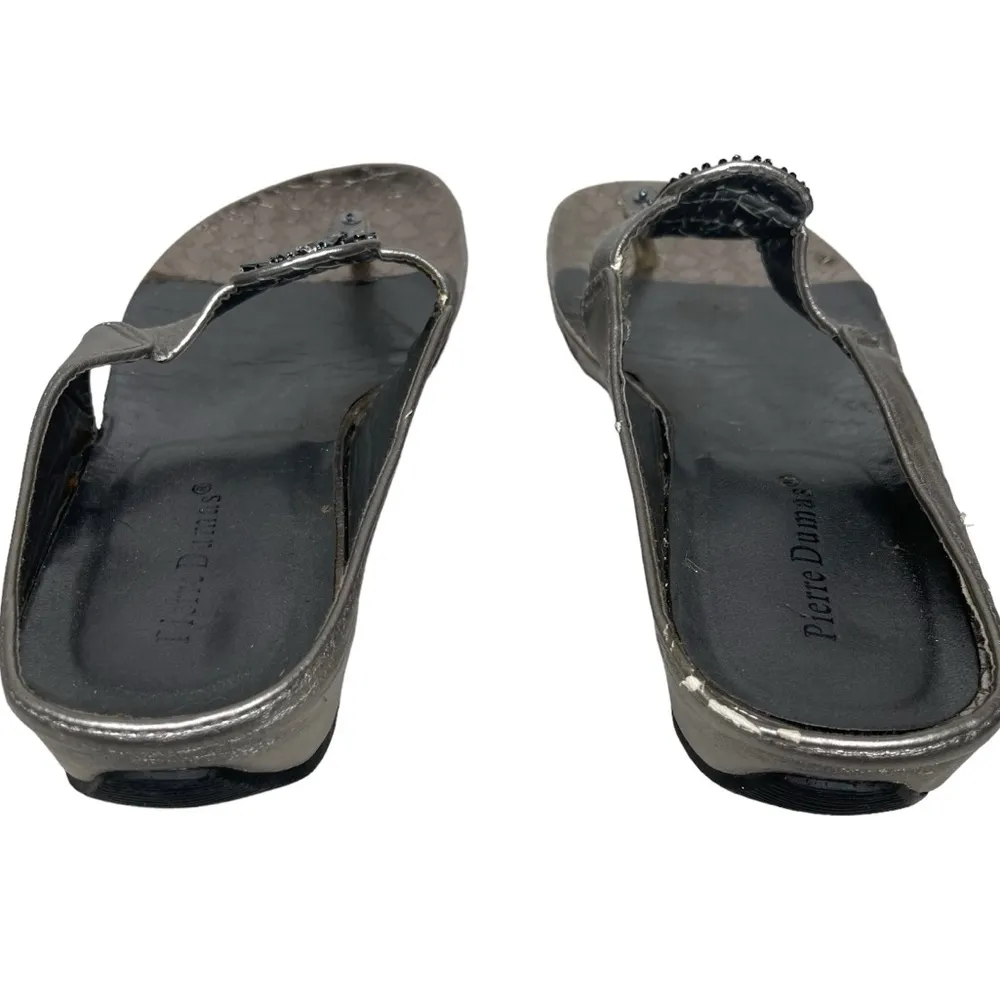 Pierre Dumas‎ Beaded Sandals - Image 4