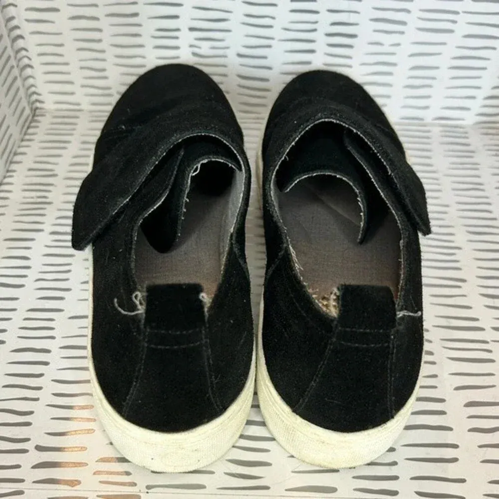 COM & SENS ‘Lidda’‎ Black Suede Platform Sneakers size 8 - Image 5