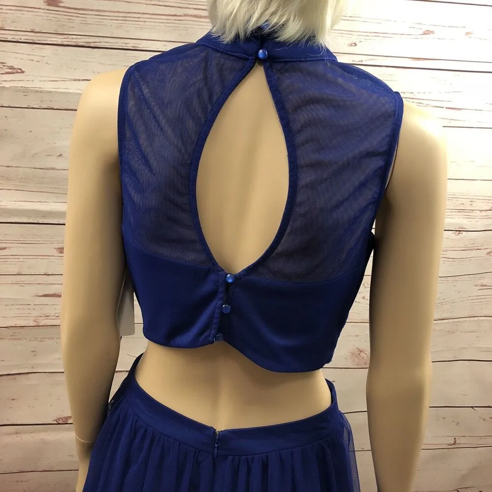 Love Reign Tulle Skirt Sequin Crop Top Special‎ Occasion Size 7 Juniors Prom - Image 4