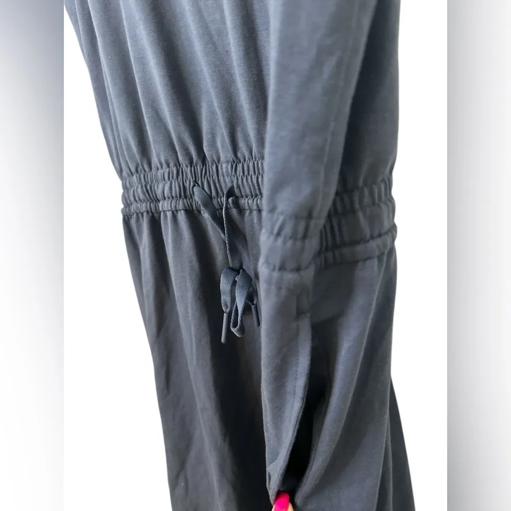 Navy Blue Sleeveless Cotton Tee Shirt Dress NWOT Size M - Image 3