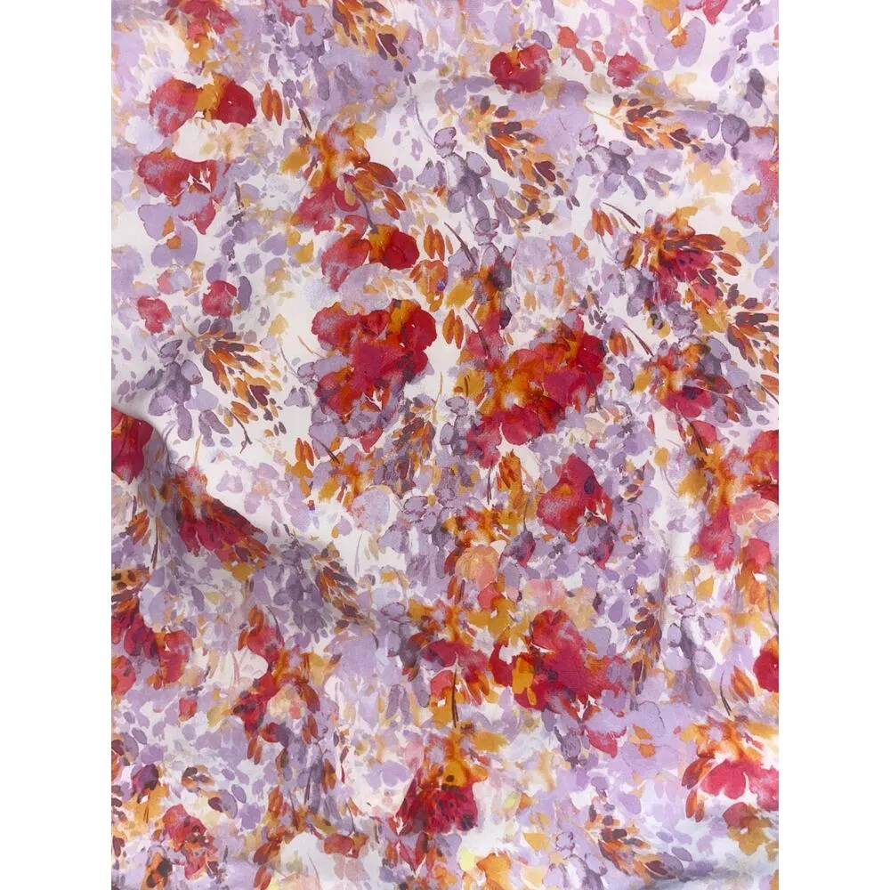 BIRDSONG Charmed Floral Bikini Set Top and Skirt Bottom Pink Size L - Image 5