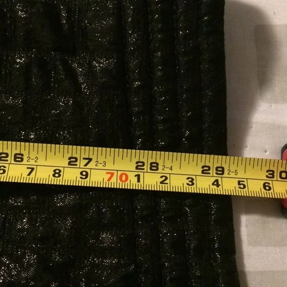 Trina Turk Black Strapless Cocktail Party Dress Womens Size 8 Quilted - Image 7