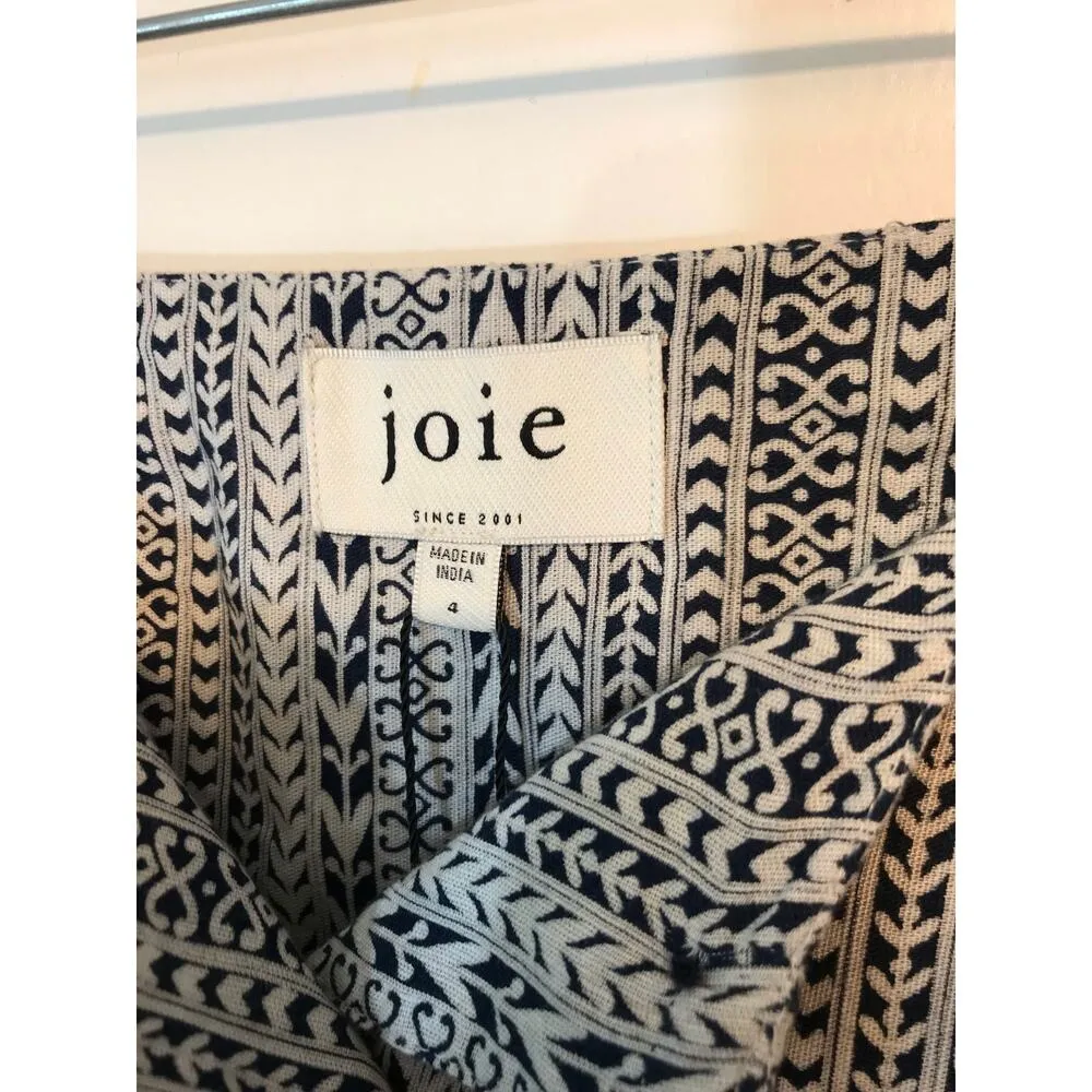 NWT Joie Brixerley midi Skirt midnight navy porcelain - Image 11