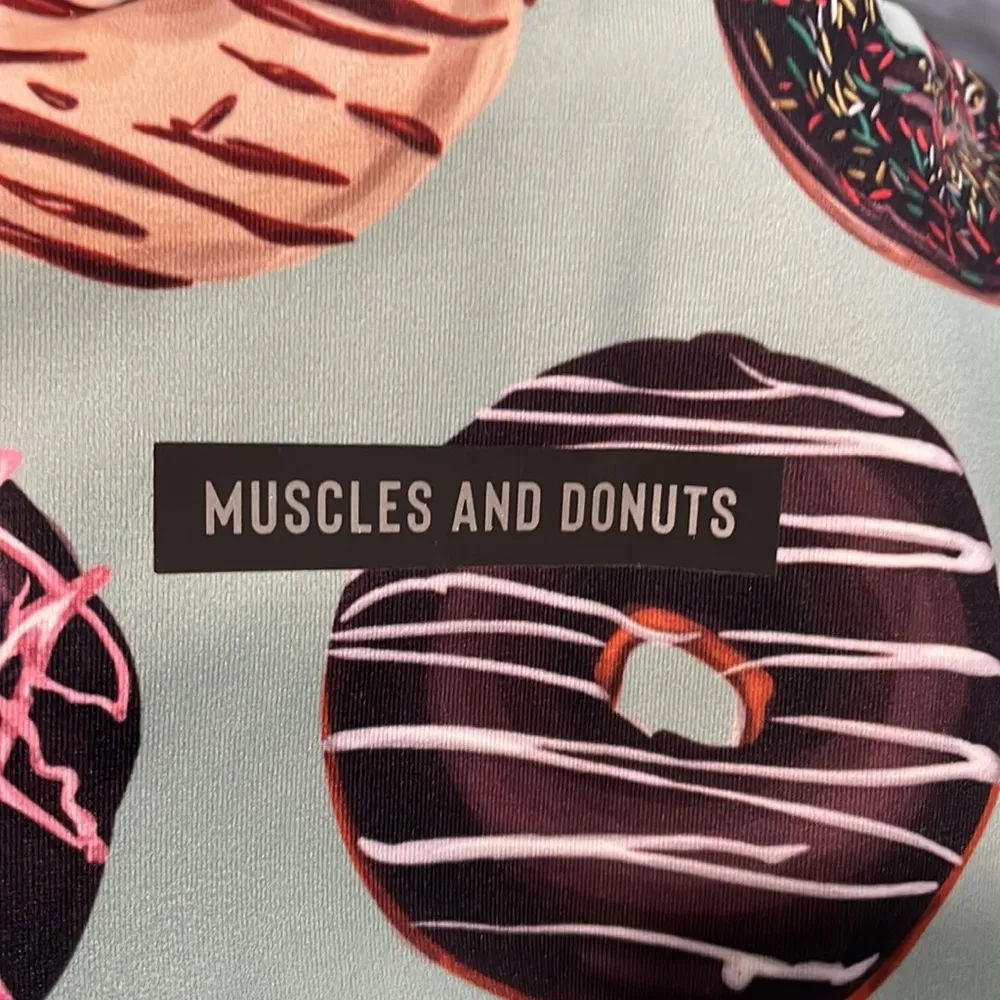 Muscles & Donuts Bike Shorts Blue - Image 7