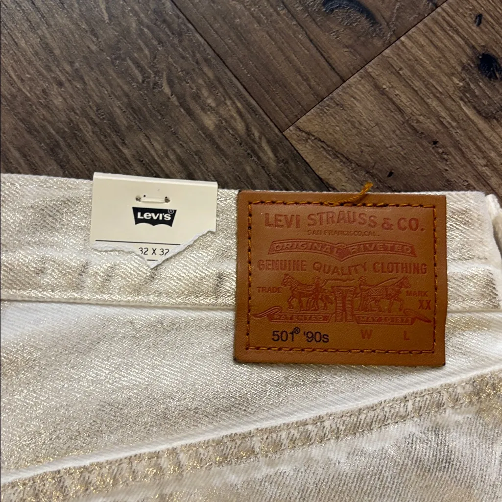 NWT Levis 501 90s Jeans in Luminary Size 32 - Image 10